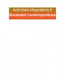 Sociedad contemporánea. Multiculturalidad en México