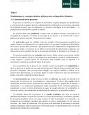 Fundamentos y conceptos básicos del proyecto en Ingeniería Química