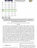 INFORME Nº 5 - DETERMINACIÓN DEL PUNTO DE CONGELACIÓN INICIAL Y LA CANTIDAD DE CALOR NECESARIO A SER EXTRAÍDO PARA CONGELAR UN QUESO FRESCO DE VACA