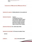 Calidad aplicada a la mercadotecnia