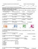 EXAMEN DIAGNOSTICO TECNOLOGÍAS s/r