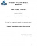 Características del administrador