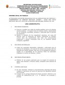 Informe anual de labores fin de curso