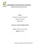 Planeación Y Control de la Producción