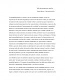 Taller de pensamiento científico