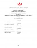 Propuesta de mejora logistica para empresa de venta directa