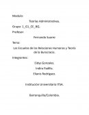 Las Escuelas de las Relaciones Humanas y Teoría de la Burocracia
