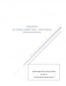 El discurso del metodo