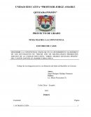 ESTUDIO DE CASO: DESCRIBIR LA CONVIVENCIA ESCOLAR EN EL RENDIMIENTO ACADÉMICO DE LOS ESTUDIANTES DE TERCER AÑO