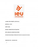 Actividad de Aprendizaje 2. Elaboración inicial de un proyecto de inversión
