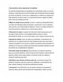 Que beneficios tiene implementar la trabalidad