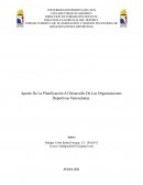 PLANIFICACIÓN Y GESTIÓN FINANCIERA DE ORGANIZACIONES DEPORTIVAS