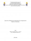 PLANIFICACIÓN Y GESTIÓN FINANCIERA DE ORGANIZACIONES DEPORTIVAS