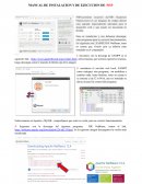 MANUAL DE INSTALACION Y DE EJECUCION DE PHP