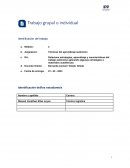 Relaciona estrategias, aprendizaje y características del trabajo autónomo aplicando algunas estrategias a materiales académicas