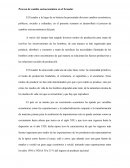 Procesos de cambio socioeconomico en el Ecuador