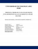 PROPUESTA Y MEJORA DE UNA PLANTA DE OXIGENO EN VILLA EL SLAVADOR