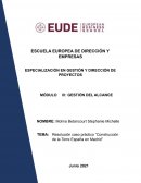 Resolución caso práctico “Construcción de la Torre España en Madrid”