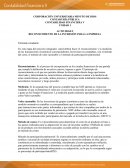 RECONOCIMIENTO DE LA INVERSIÓN PARA LA EMPRESA