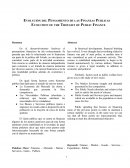 Evolución del Pensamiento de las Finanzas Publicas