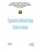 Organización científica del trabajo