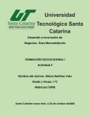 FORMACIÓN SOCIOCULTURAL I Actividad 2