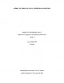 Cómo contribuir al país a través de la ingenieria?