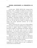 DESCRIBA SUSCINTAMENTE LA PROBLEMÁTICA DE AUTOS