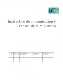 Instructivo de Comunicación y Transito de la Muestrera