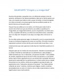 AGUAFUERTE “Chingolo y su inseguridad”