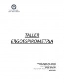 TALLER ERGOESPIROMETRIA