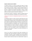 EQUIDAD, DESIGUALDAD DE GÉNERO