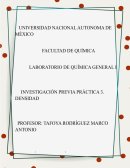 Investigación previa práctica 3 densidad