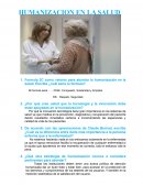 HUMANIZACION EN LA SALUD
