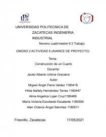 Construcción de un Cuarto GANTT Y PERT. Página 1