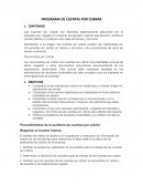 Programa cuentas por cobrar en Auditoria