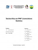 Sociocrítica en PNF Licenciatura Química