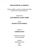 ENSAYO SOBRE LA NOVELA "COMO AGUA PARA CHOCOLATE DE LAURA ESQUIVEL ¨