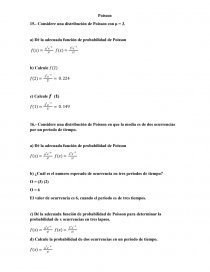 Ejercicios de Poisson. Página 1