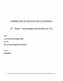 Tarea 1. Aprendizaje permanente con TIC