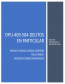 TEORIA DEL DELITO. Ley para Prevenir y Sancionar la Trata de Personas