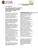 SOBREPESO EN NIÑOS Y ADOLESCENTES PERUANOS