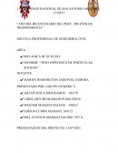 INFORME “ PESO ESPECIFICO DE PARTICULAS SOLIDAS”