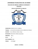 LOS SUJETOS DE DERECHO EN EL DERECHO DE FAMILIA