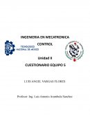 Cuestionario ingenieria mecatrónica