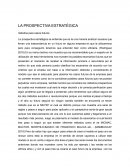 LA PROSPECTIVA ESTRATÉGICA
