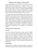 FUNDAMENTOS DEL DESARROLLO ORGANIZACIONAL