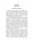 Antecedentes de la Investigación