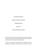 Distribución fija de taller mecánico