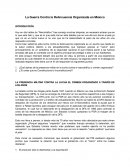 La Guerra Contra la Delincuencia Organizada en México